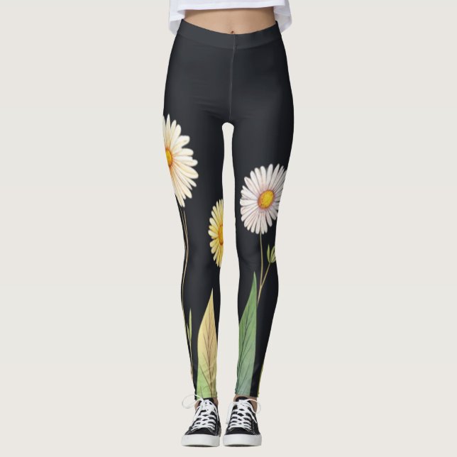 Daisy ist in der Nacht Leggings (Vorderseite)