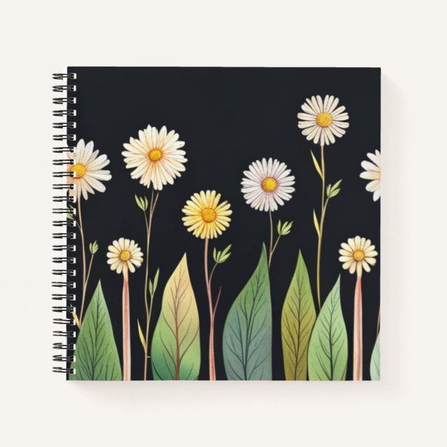 Daisy ist in der Nacht Notizbuch (Vorderseite)