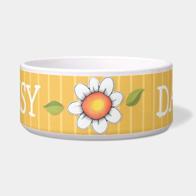 Daisy Jogelber Hundekuchen Napf (Vorderseite)