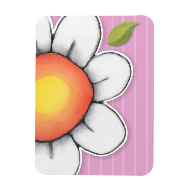 Daisy Joy rose Premium Magnet (Vertical)