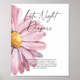 Daisy Late night diaper game Poster