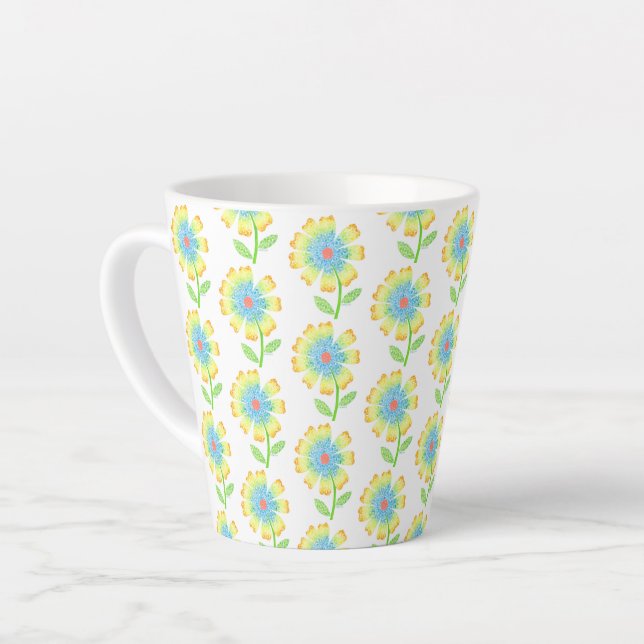 Daisy Latte Mug (Angle gauche)