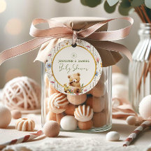 Daisy Light Beige Charming Teddy Bear Baby Dusche