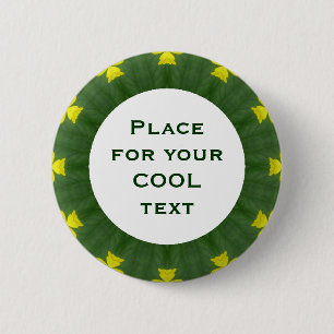 Daisy Mandala Template 41 Button