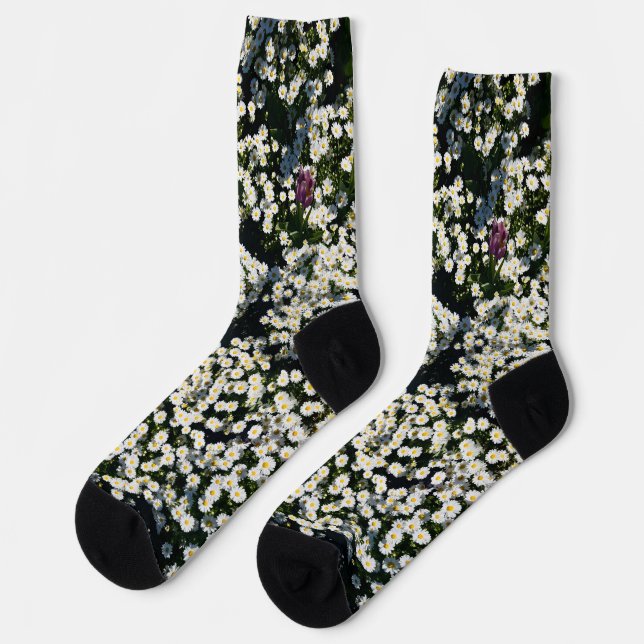 Daisy Meadow Crew Socken (Linkes Detail)