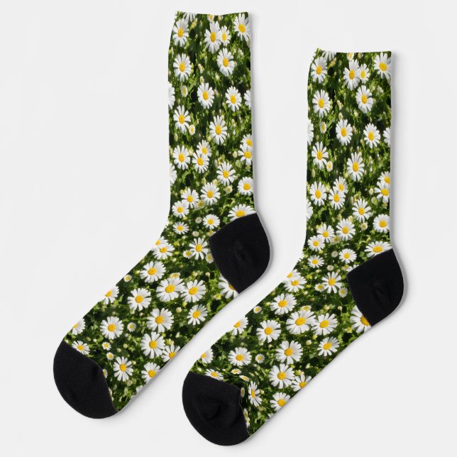 Daisy Meadow Crew Socken (Linkes Detail)
