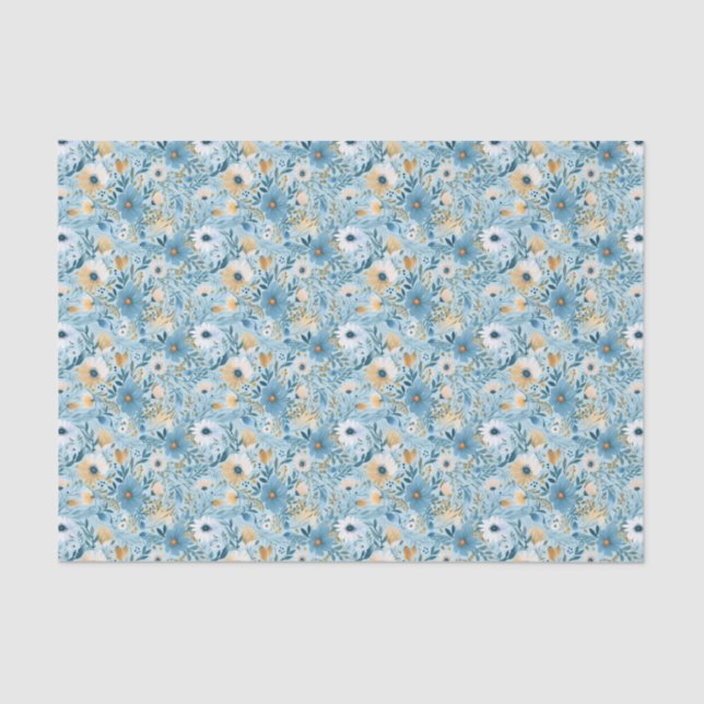Daisy Meadow Design Seidenpapier (Vorderseite)