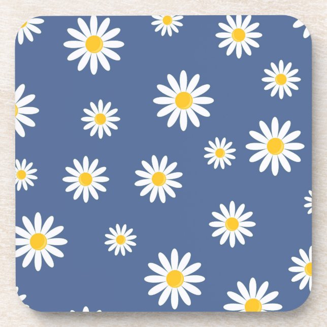 Daisy Meadows Blue Getränkeuntersetzer (Vorderseite)