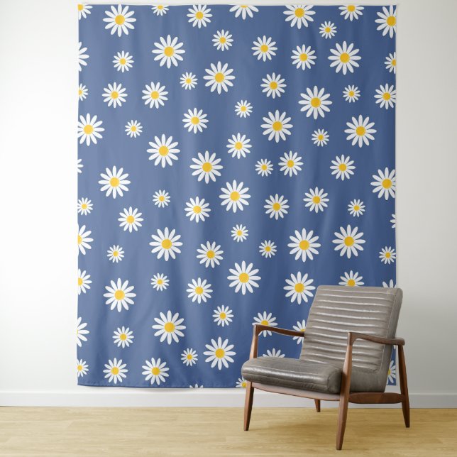 Daisy Meadows Blue Wandteppich (Beispiel)