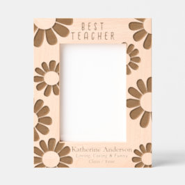 Daisy Meilleur Enseignant Cadres Etched