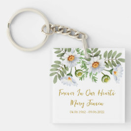 Daisy Memorial Funeral Photo Keychain Schlüsselanhänger