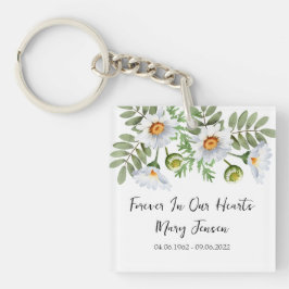 Daisy Memorial Funeral Photo Keychain Schlüsselanhänger