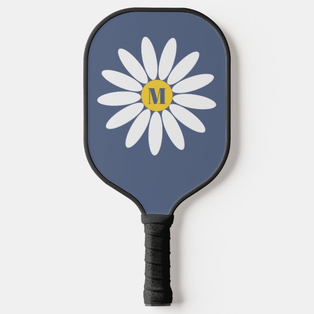 Daisy mit Initial Pickleball Schläger (Vorderseite)
