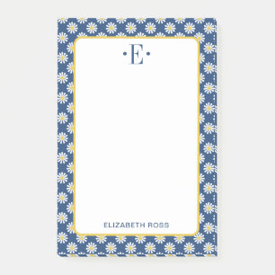Daisy Monogram Post-it Klebezettel