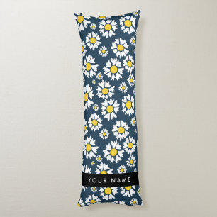 Daisy Muster, White Daisies, Ihr Name Seitenschläferkissen