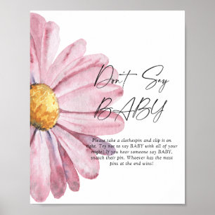 Daisy - Ne pas dire Poster bébé