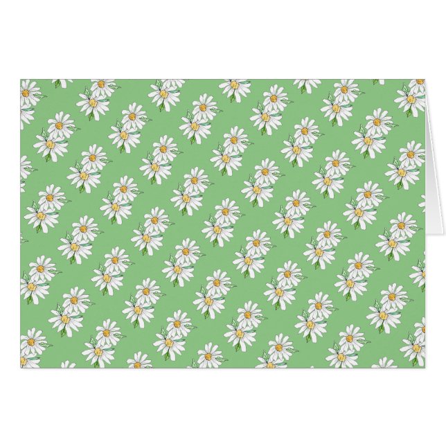 Daisy Note Card (Vorderseite (Horizontal))
