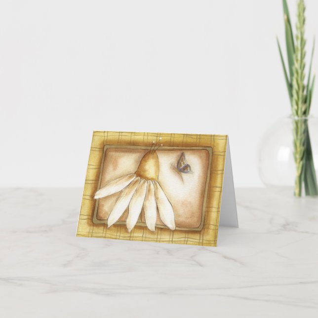 Daisy - Note Card Karte (Vorderseite)