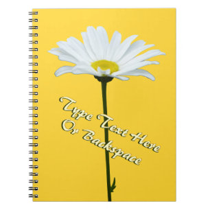 Daisy Notebook Personalisierte Daisy Blume Noteboo Notizblock