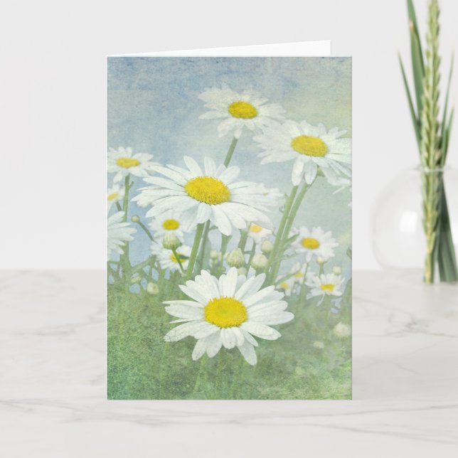 Daisy Notecard Karte (Vorderseite)