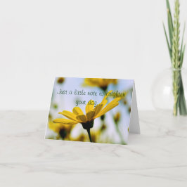 Daisy Notecard Karte