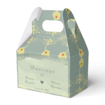 Daisy on Gray Wedding