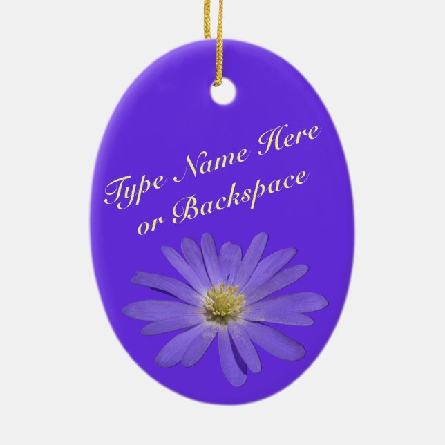 Daisy Ornament Flower Christmas Decoration (Hinten)