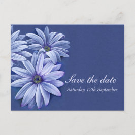 Daisy Osteospermum Hochzeit speichern Sie die Datu Ankündigungspostkarte
