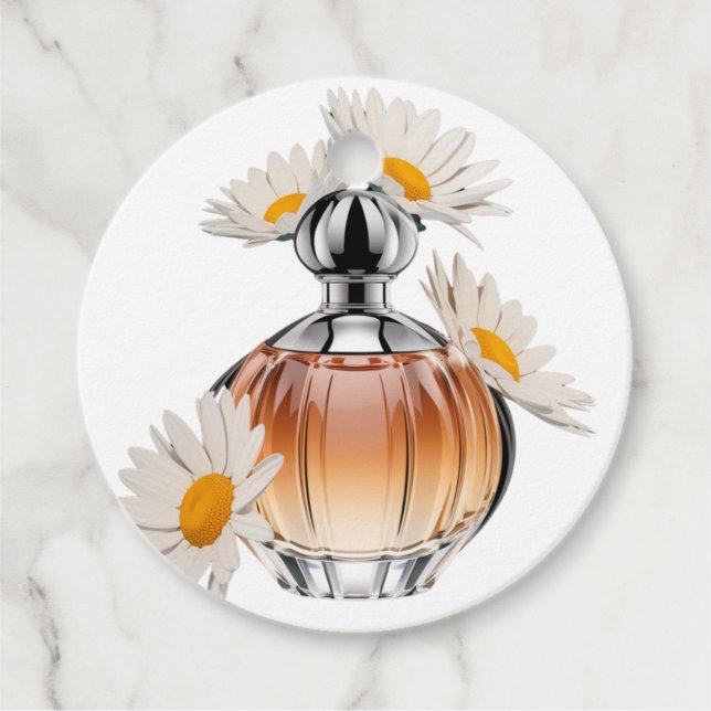 Daisy Parfüm Flasche Geschenkanhänger (Vorderseite)