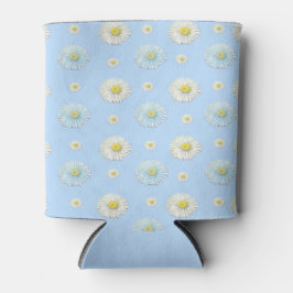 Daisy Pattern auf hellblauem Hintergrund Dosenkühler