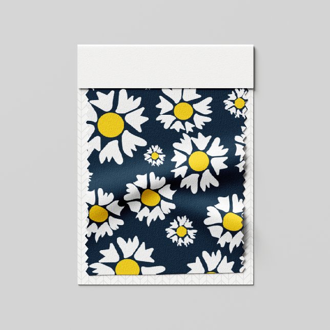 Daisy Pattern, Blumenmuster, weiße Daisien Stoff (Von Creator hochgeladen)