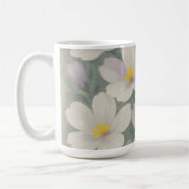Daisy Pattern Ceramic Mug Kaffeetasse