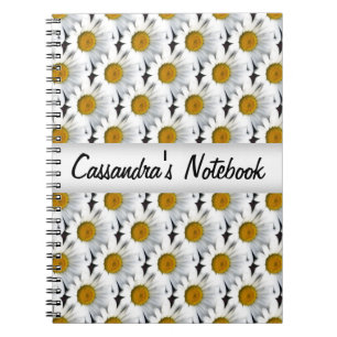 Daisy Pattern Personalisiert-Notebook / Journal Notizblock