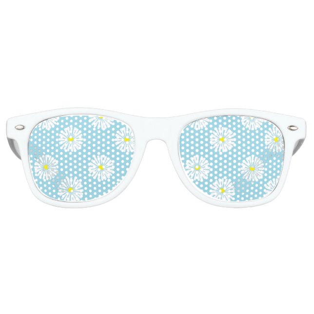 Daisy Pattern Sunglasses Partybrille (Vorderseite)