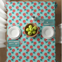 Daisy Pattern Tablecloth