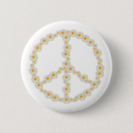Daisy Peace Button