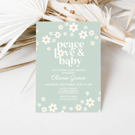 Daisy Peace Liebe Kinderdusche Einladung