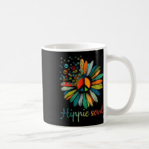 Daisy Peace Sign Hippie Soul Blume Liebe Geschenke Kaffeetasse