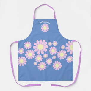 Daisy Pink Blue Schürze