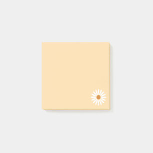 Daisy Post It Notes / gelb Post-it Klebezettel