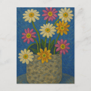 Daisy Postcard Postkarte