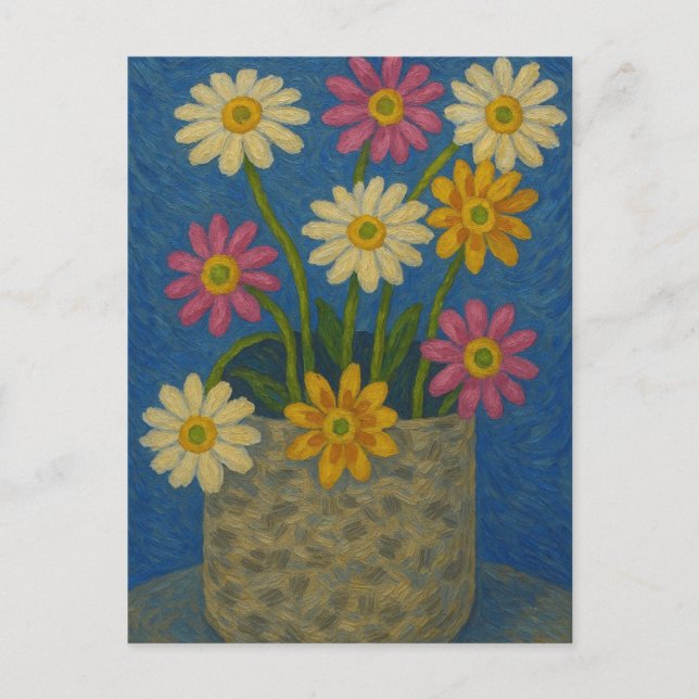 Daisy Postcard Postkarte (Vorderseite)