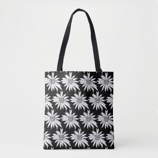 Daisy Print Pattern Tasche (Vorderseite)