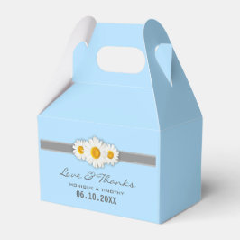 Daisy Ribbon - Danke Gastgeschenk Hochzeit Box - B Geschenkschachtel