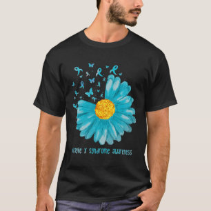 Daisy Schmetterling Türkisband Fragiles-X-Syndrom T-Shirt