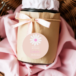 Daisy-Shaped Birthday Bag Tags for Girls Etiketten