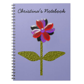 Daisy Shining Plastic Customizable Notebook Notizblock
