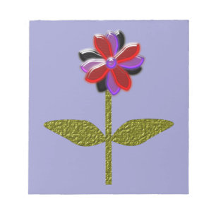 Daisy Shining Plastic Notepad Notizblock