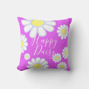 Daisy Simple Violet Kissen