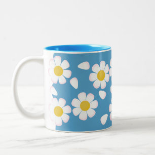 Daisy Sky Springtime-Tasse Zweifarbige Tasse